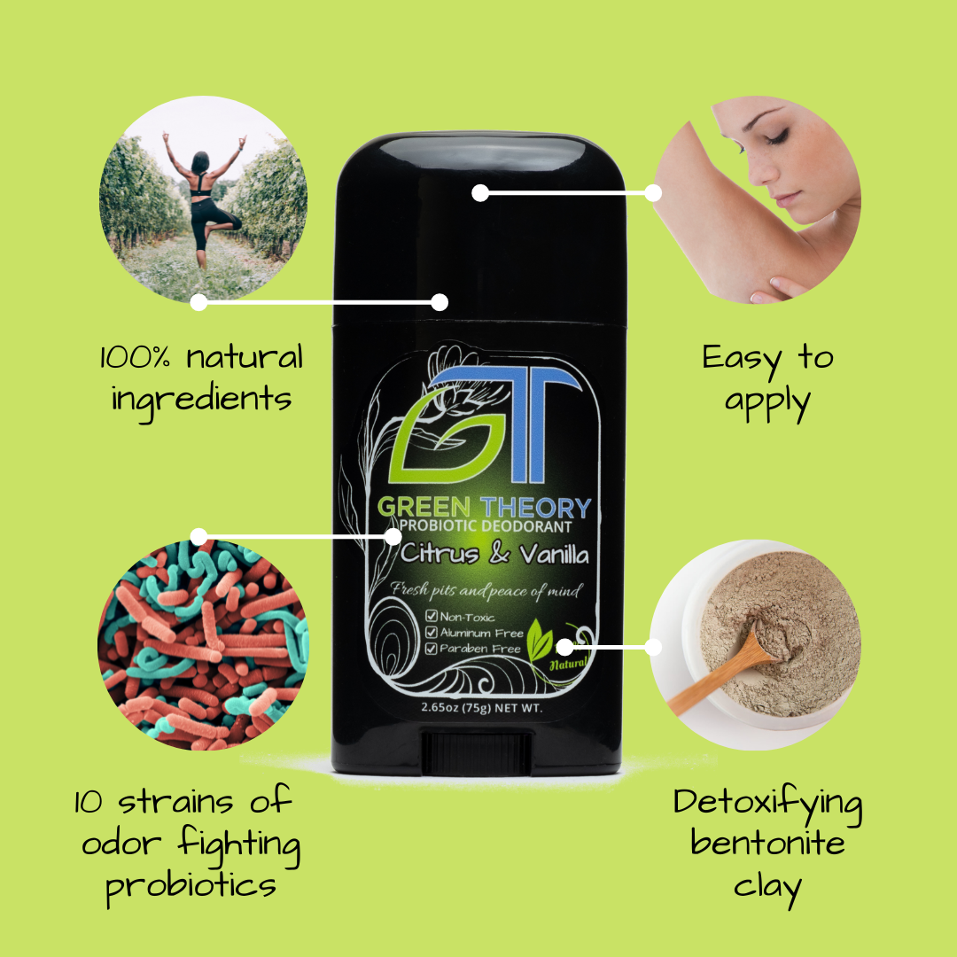 Citrus & Vanilla Probiotic Natural Deodorant - Spiritual & Wellness