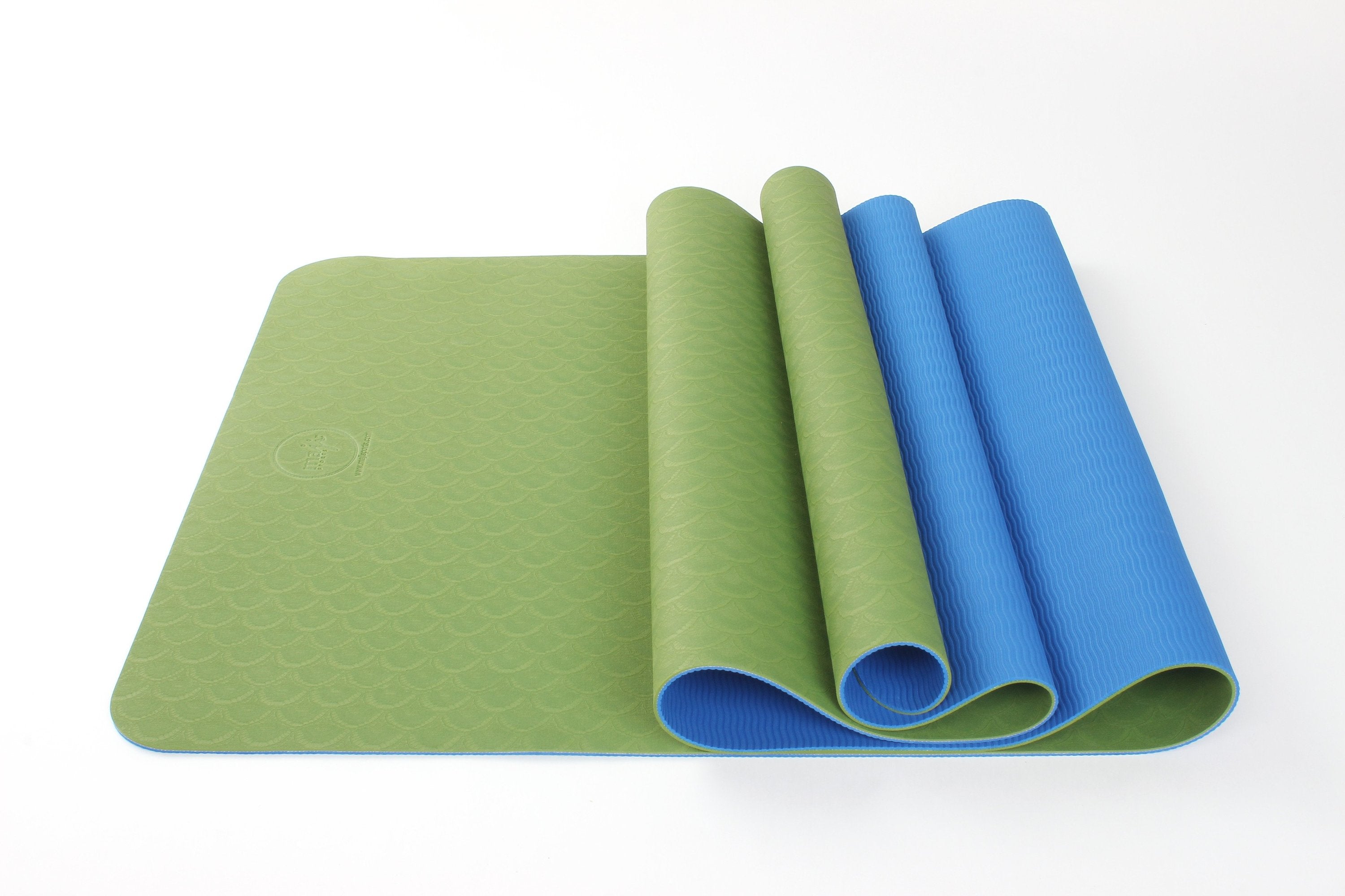 ZenBalance Yoga Mat 4mm - Two-tone TPE eco-friendly lightweight mat