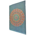 Green Radha Krishna Image Elephant Bohemian Tapestry - Spiritual & Wellness
