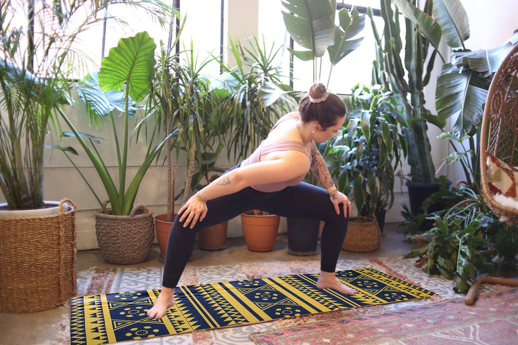 Printed PVC Premium Yoga Mat - Spiritual & Wellness