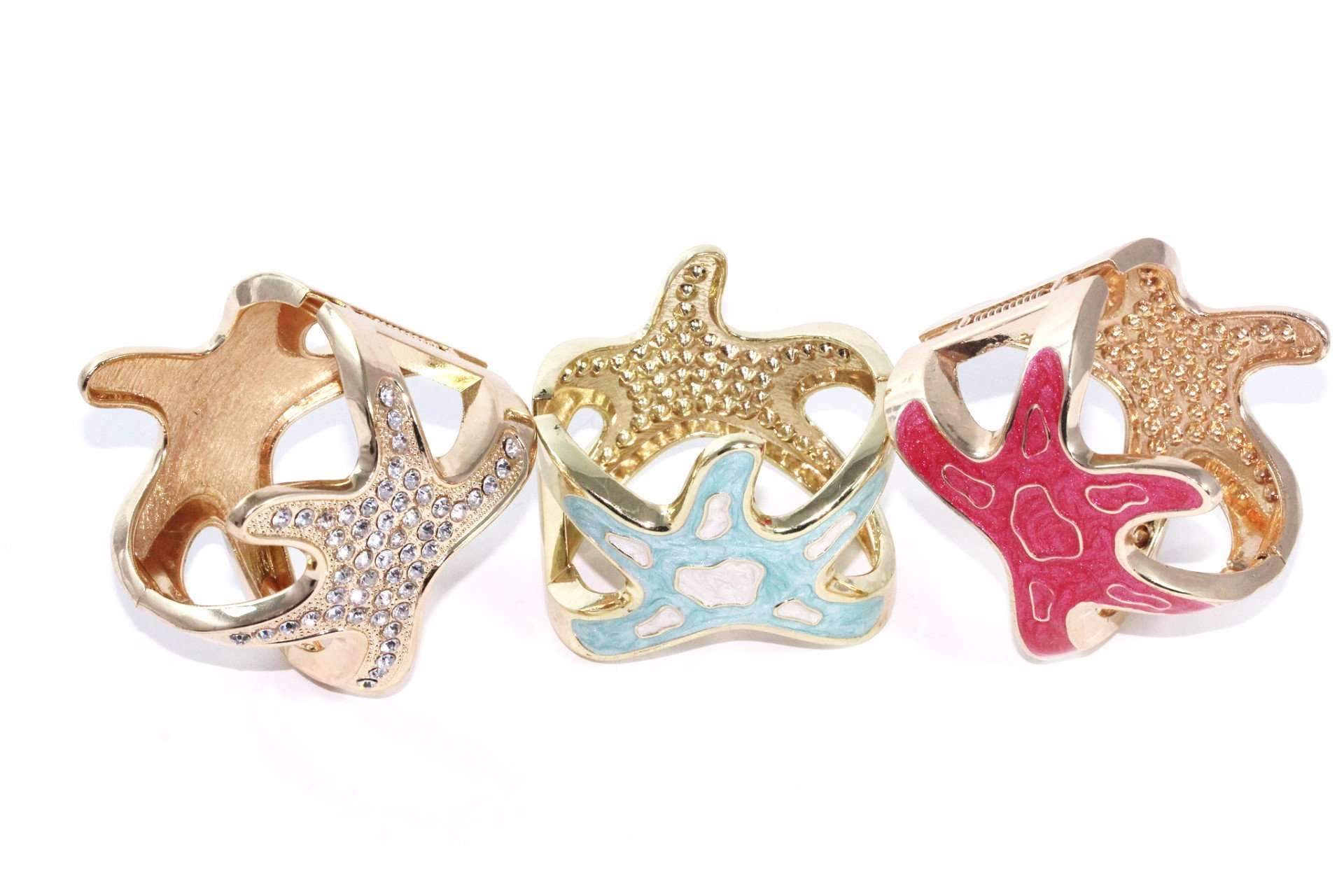 Starfish Glitz Bangle - Coastal Home Décor