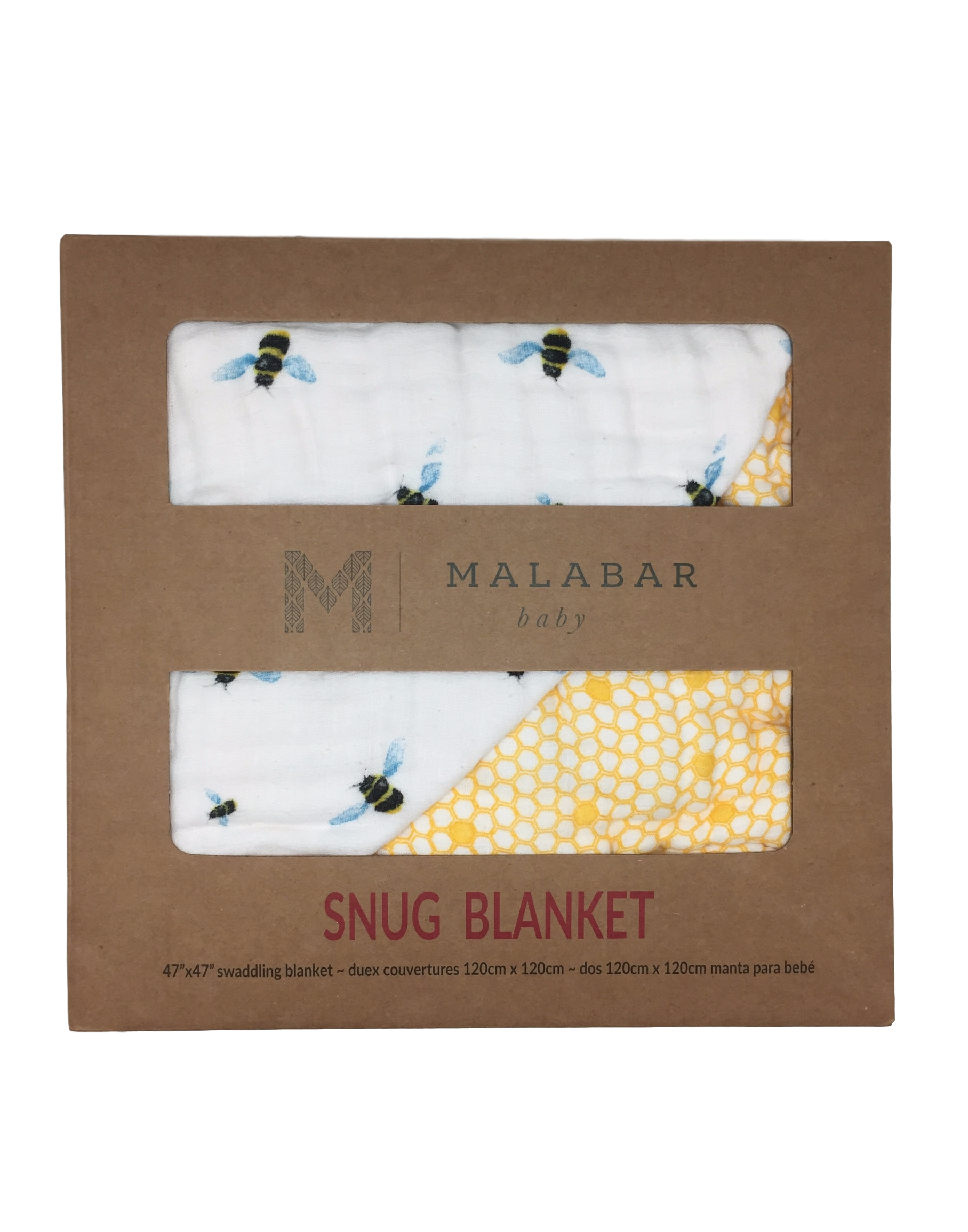 Organic Snug Blanket Bees Design - Artisan Home Decor