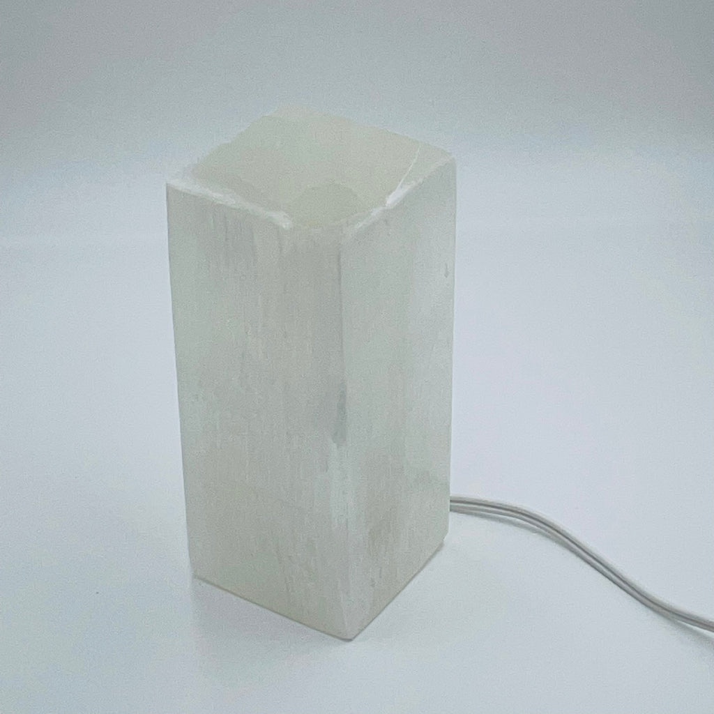 Rectangular Selenite Lamp | Healing Night Light | WorthyVibe