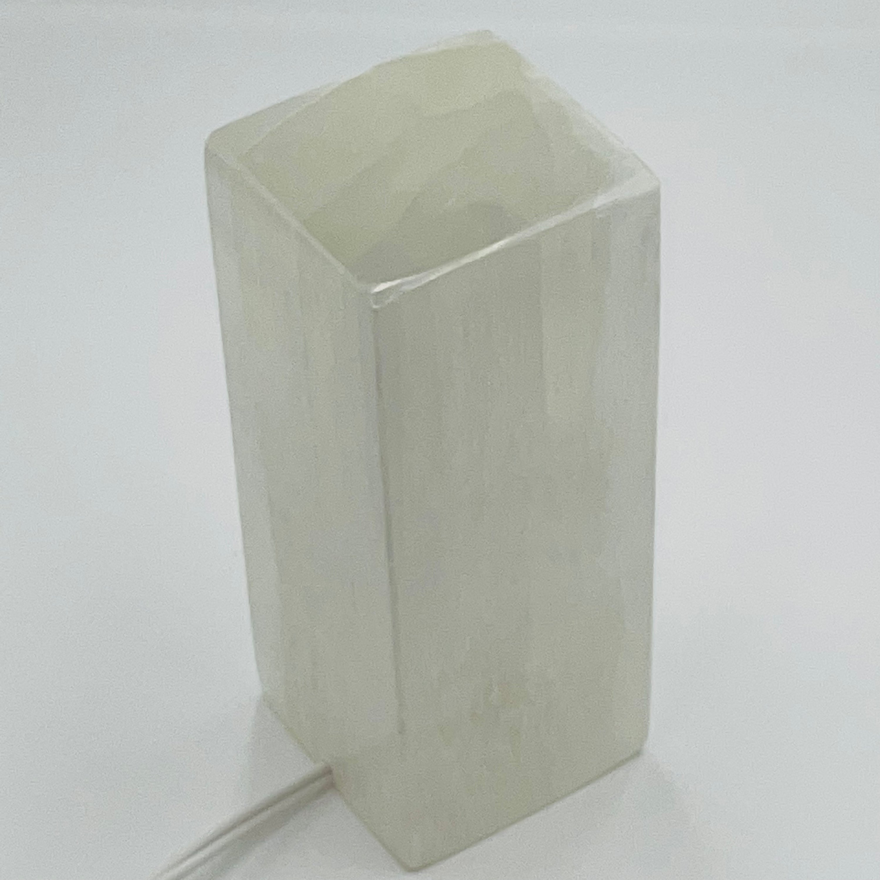 Rectangular Selenite Lamp | Healing Night Light | WorthyVibe