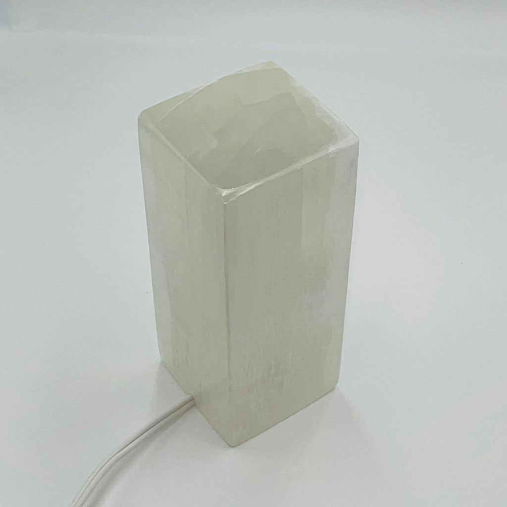 Rectangular Selenite Lamp | Healing Night Light | WorthyVibe