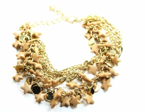 Three Tier Star Charm Bracelet - Artisan Fashion Accessories
