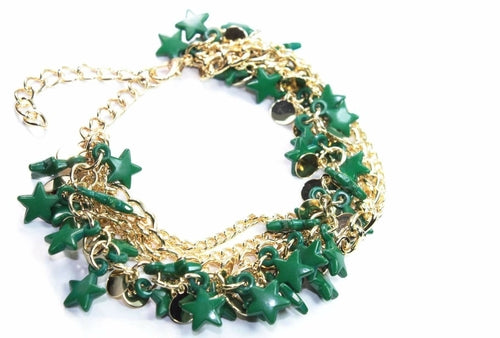 Three Tier Star Charm Bracelet - Artisan Fashion Accessories