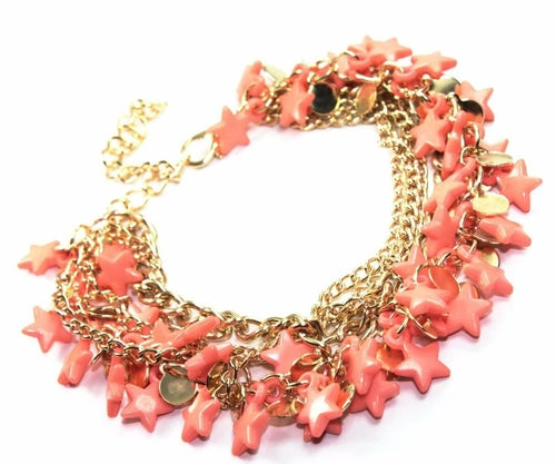 Three Tier Star Charm Bracelet - Artisan Fashion Accessories