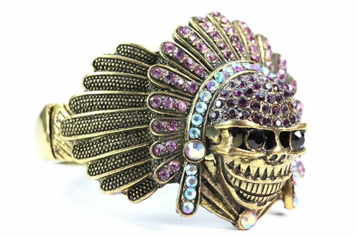 Native Indian Chief Bangle - Artisan Fashion Accessories