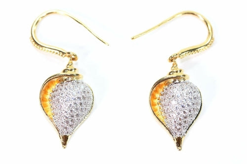 Conch Shell Earrings - Artisan Fashion Accessories