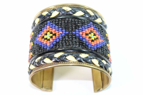 Beaded Cuff Bangles - Artisan Fashion Accessories