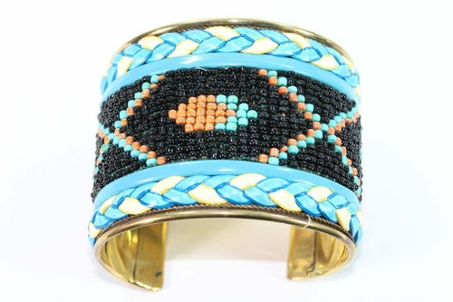 Beaded Cuff Bangles - Artisan Fashion Accessories