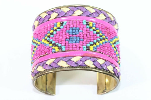 Beaded Cuff Bangles - Artisan Fashion Accessories