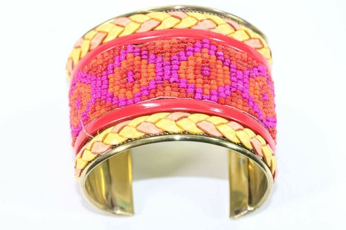 Beaded Cuff Bangles - Artisan Fashion Accessories