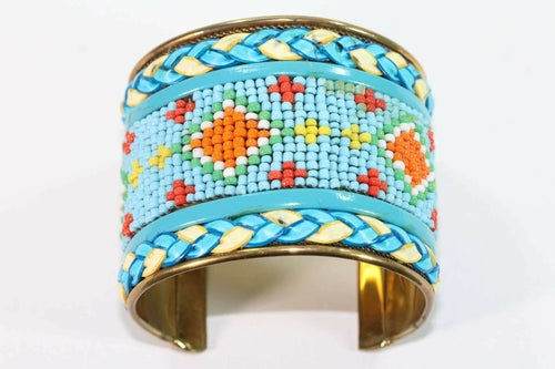 Beaded Cuff Bangles - Artisan Fashion Accessories