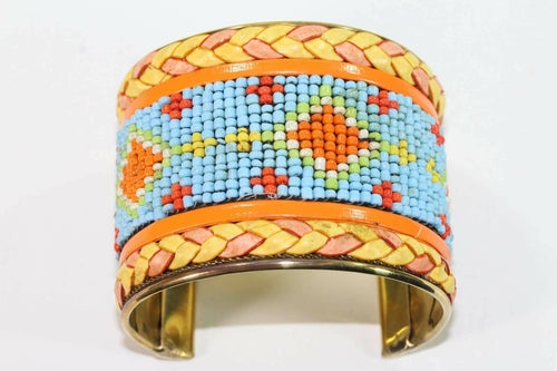 Beaded Cuff Bangles - Artisan Fashion Accessories