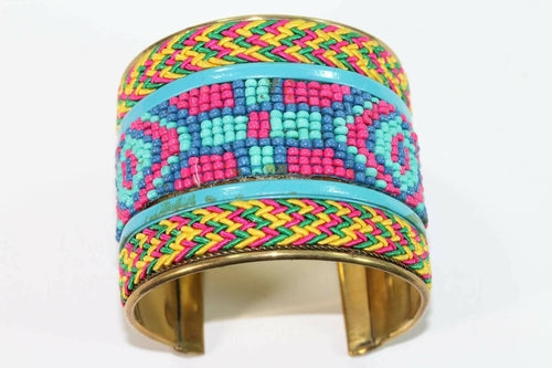 Beaded Cuff Bangles - Artisan Fashion Accessories