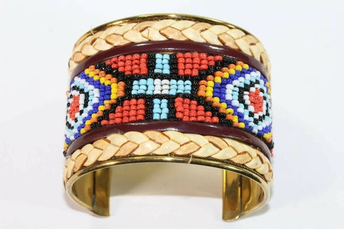 Beaded Cuff Bangles - Artisan Fashion Accessories