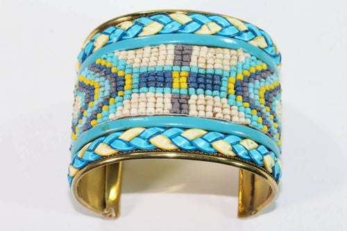 Beaded Cuff Bangles - Artisan Fashion Accessories