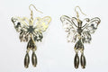 Golden Butterfly Earrings - Artisan Fashion Accessories