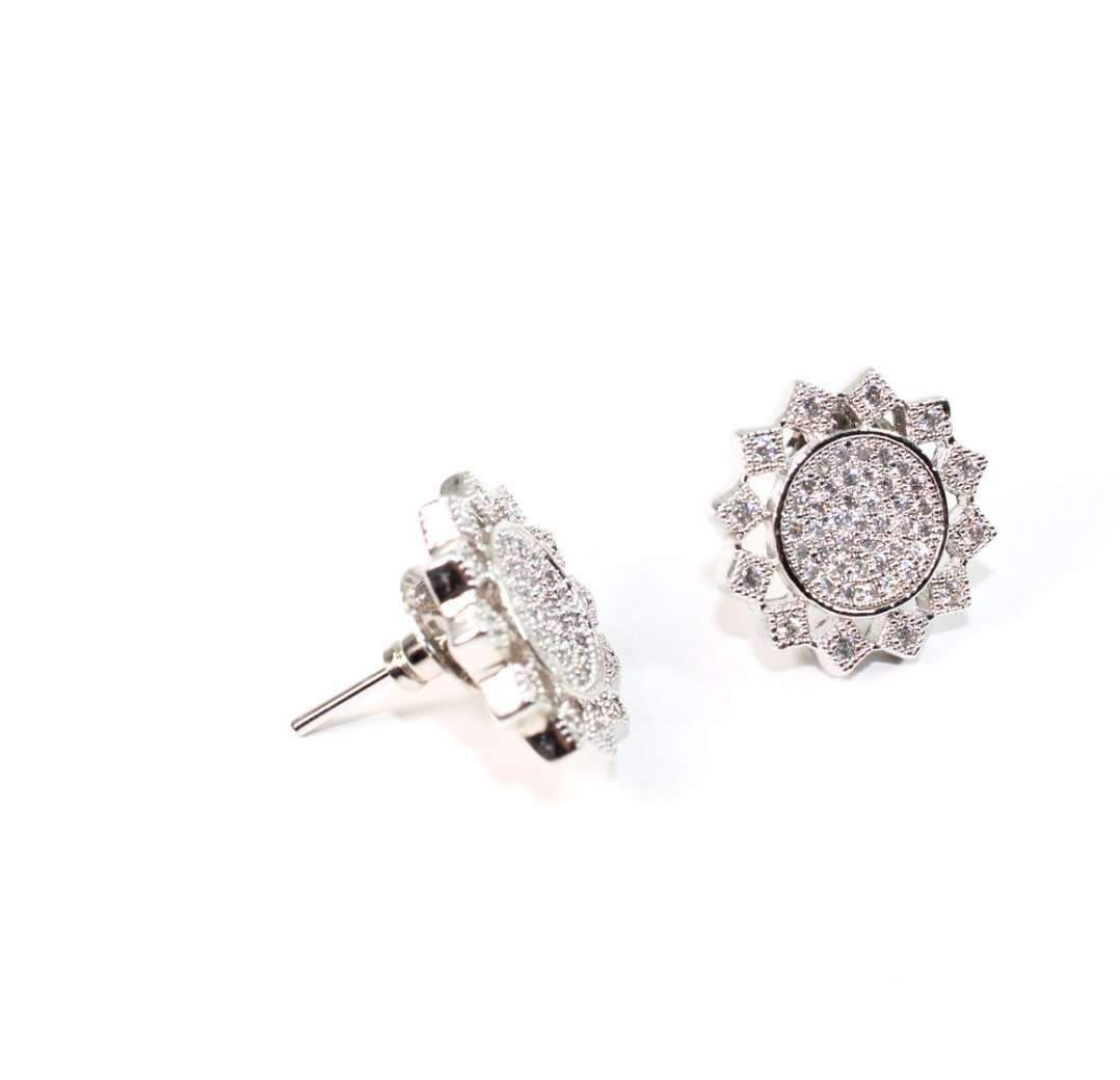 High Sun Chakra Sparkling Stud Earrings - Spiritual & Wellness