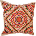 Indian Mirror Work Cushion Cover - Artisan Home Décor