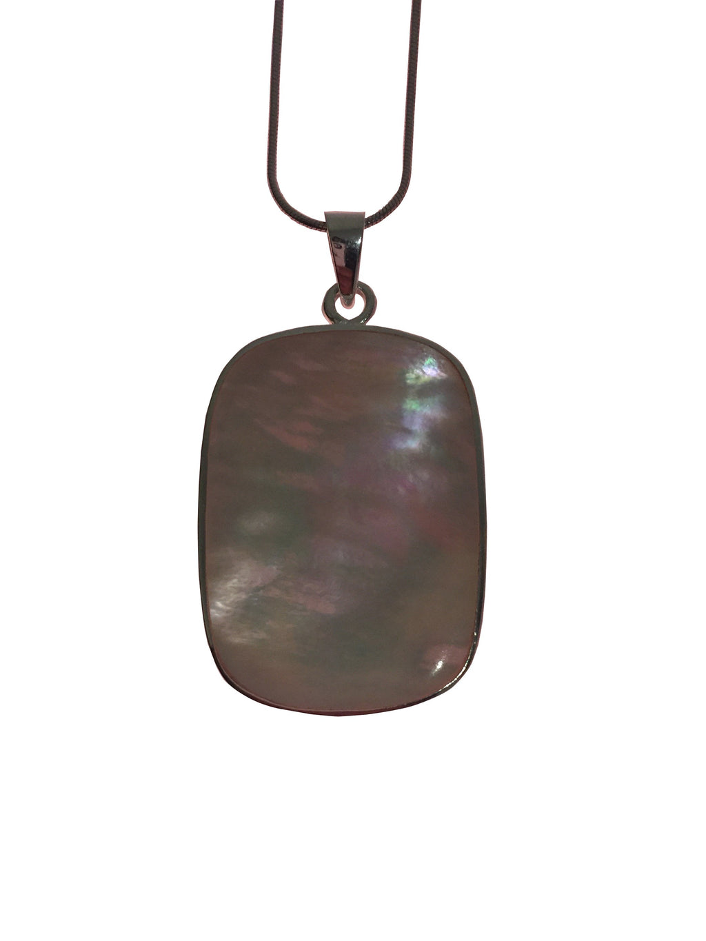 Silver Mother of Pearl Necklace | Calming Protection | WorthyVibe