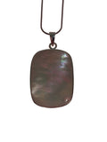 Silver Mother of Pearl Necklace | Calming Protection | WorthyVibe