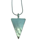 Triangle Mother of Pearl Necklace | Sterling Silver | Calming Protecti