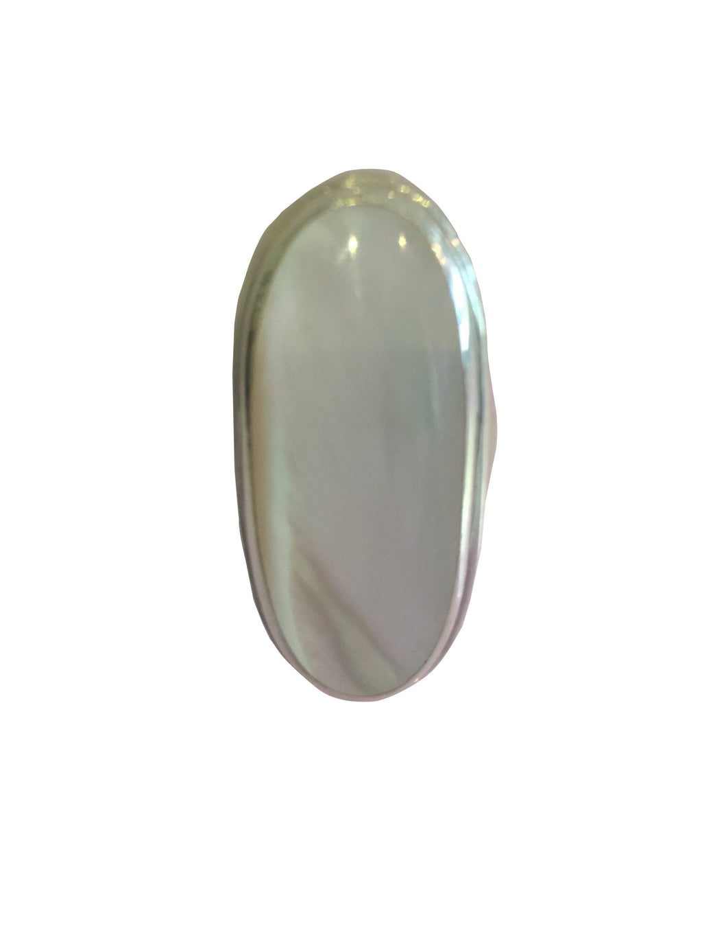 Mother of Pearl Silver Ring | Protection | Emotional Balance