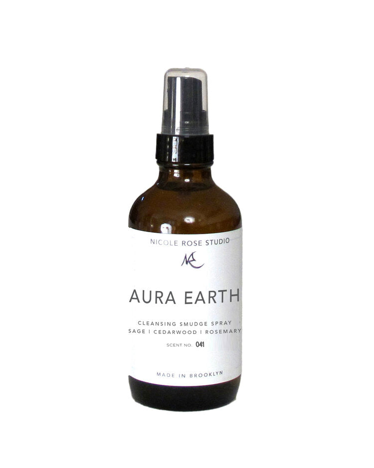Aura Earth Sage Cleansing Smudge Spray - Spiritual & Wellness