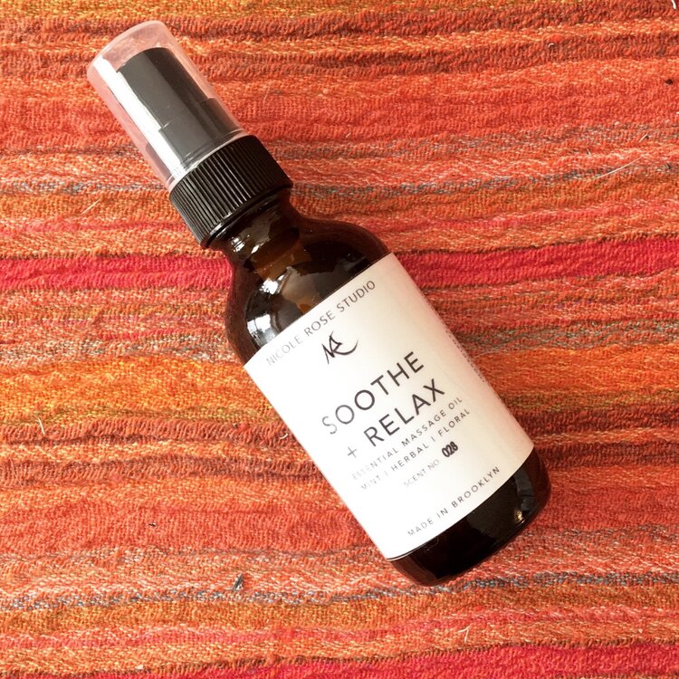 Soothe & Relax Body Massage Oil - Spiritual & Wellness