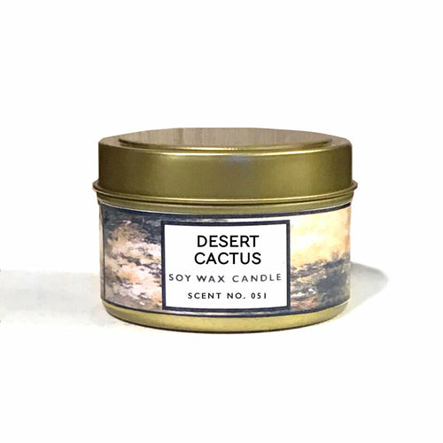 Desert Cactus Scented Soy Wax Candle - Spiritual & Wellness