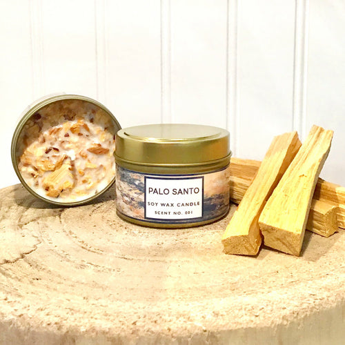 Palo Santo Soy Wax Candle - Spiritual & Wellness