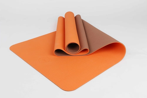 ZenBalance Yoga Mat 4mm - Two-tone TPE eco-friendly lightweight mat