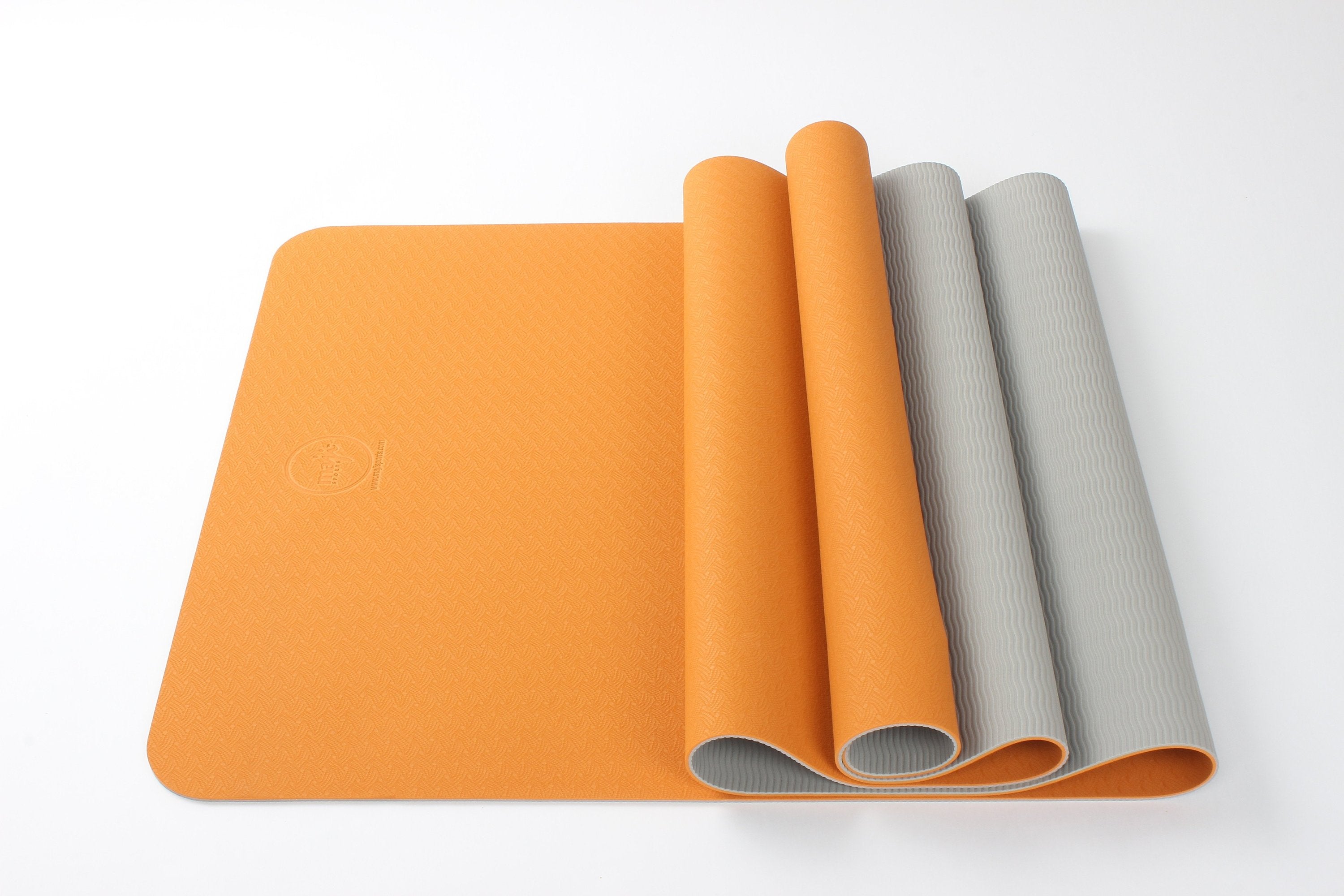ZenBalance Yoga Mat 4mm - Two-tone TPE eco-friendly lightweight mat