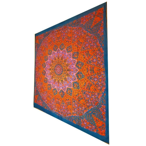 Chakra Star Indian Elephant Mandala Tapestry - Spiritual & Wellness