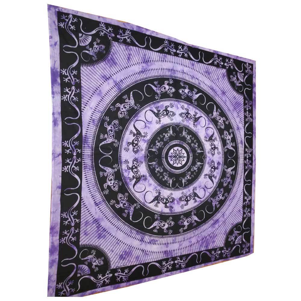 Lizard Mandala Bohemian Tapestry Bedsheet - Spiritual & Wellness