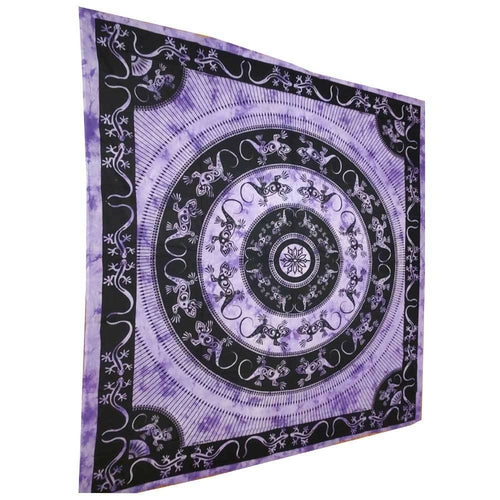 Lizard Mandala Bohemian Tapestry Bedsheet - Spiritual & Wellness