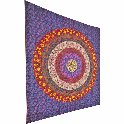 Botanical Garden Theme Wall Decoration Full Size Tapestry - Artisan Home Decor
