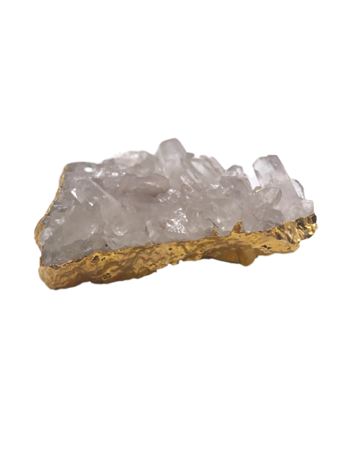 Quartz Cluster Candle Holder - Spiritual & Wellness