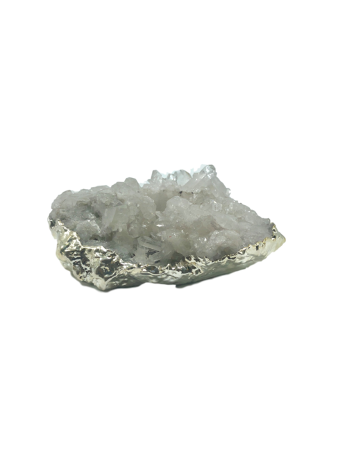 Quartz Cluster Candle Holder - Spiritual & Wellness