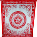 Red Tigers & Elephants Majestic Beasts Tapestry - Artisan Home Décor