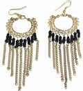 Jaali Chains and Filigree Beaded Earrings - Artisan Fashion Accessories