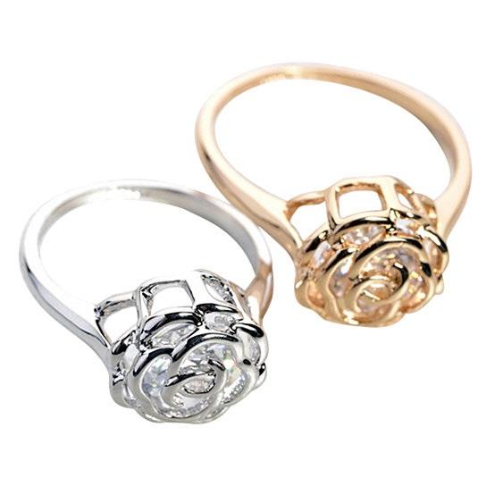 Rose Is A Rose Ring | 18kt Rose Crystal | Vintage Romance | WorthyVibe