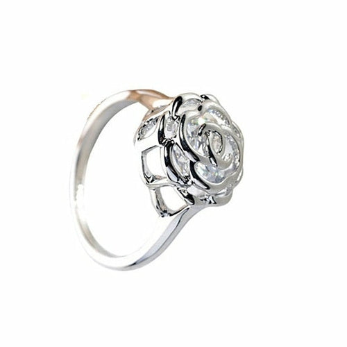 Rose Is A Rose Ring | 18kt Rose Crystal | Vintage Romance | WorthyVibe