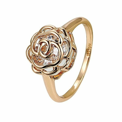 Rose Is A Rose Ring | 18kt Rose Crystal | Vintage Romance | WorthyVibe