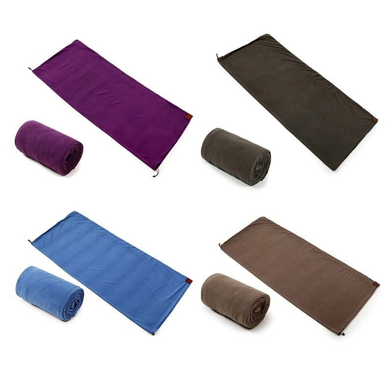 Lightweight Polar Fleece Camping Sleeping Bag - Spiritual & Wellness
