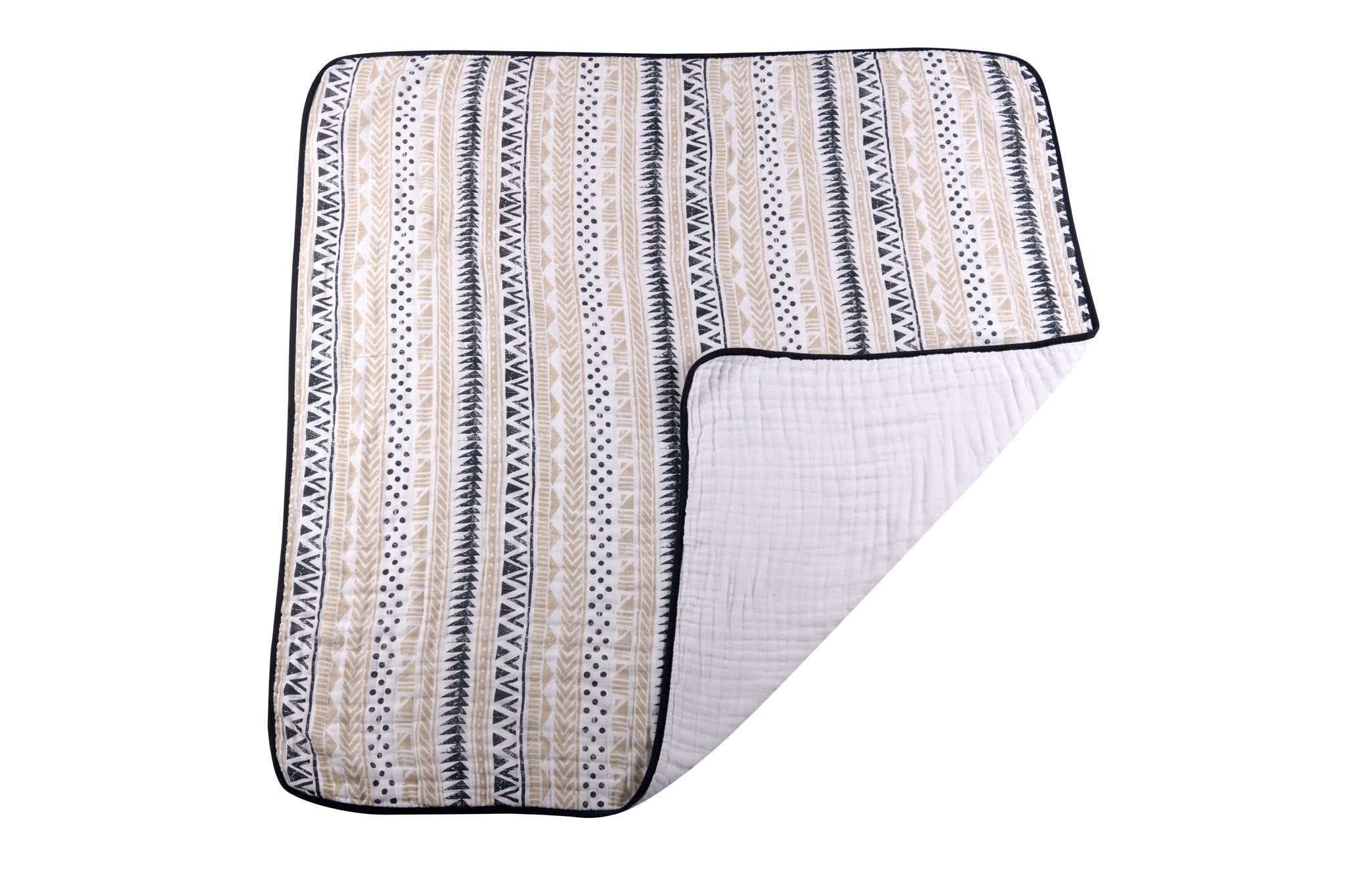 Pyramid Cotton Muslin Newcastle Blanket - Artisan Home Decor