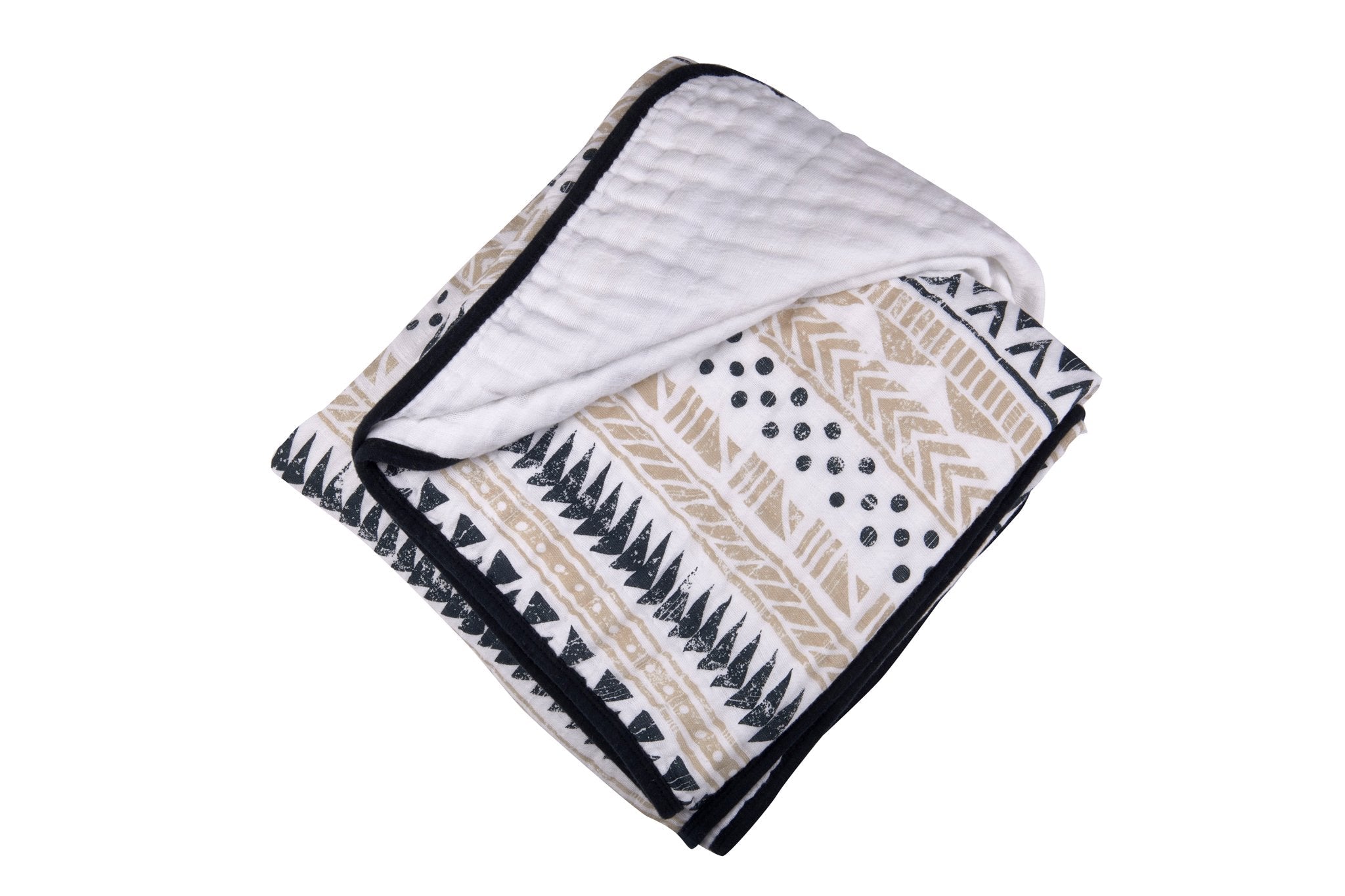 Pyramid Cotton Muslin Newcastle Blanket - Artisan Home Decor